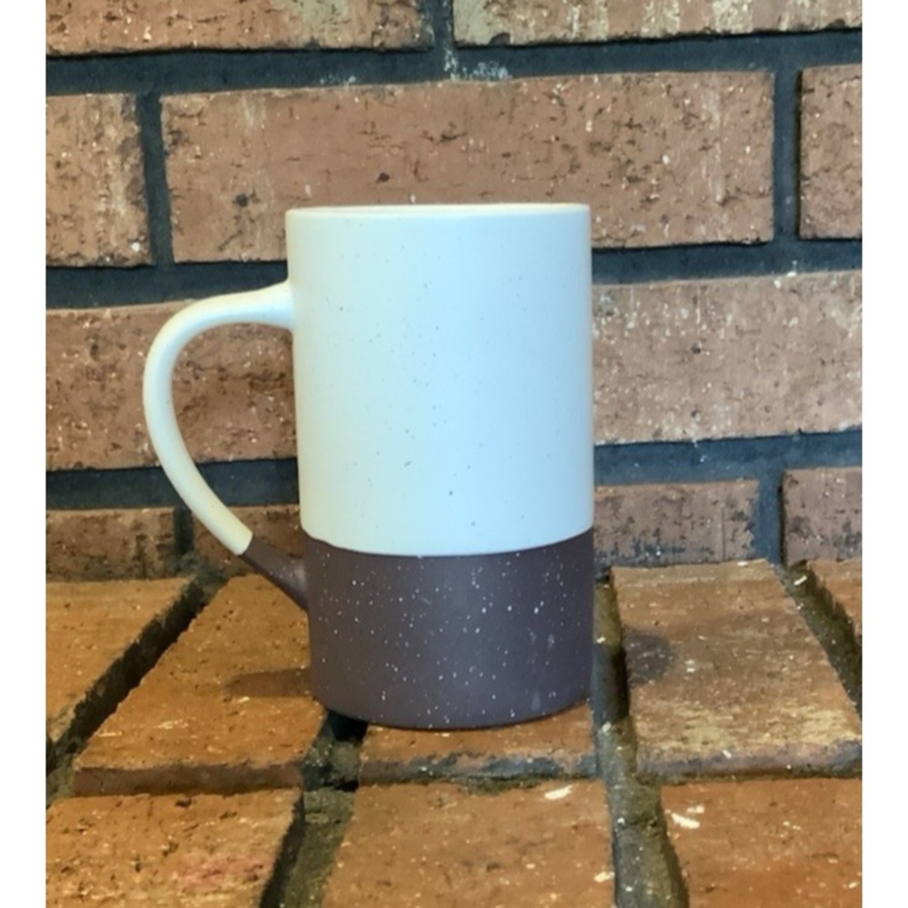 Mora Ceramics 12oz Coffee Mug Dishwasher/Microwave Safe Dark Brown/White Speckle